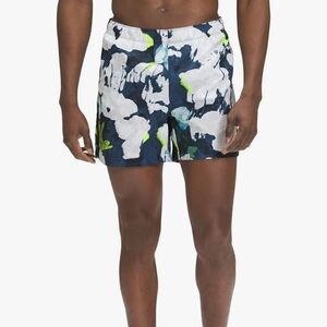 THE NORTH FACE Men's Elevation‎ Short, Summit Navy Abstract Floral Print, Medium